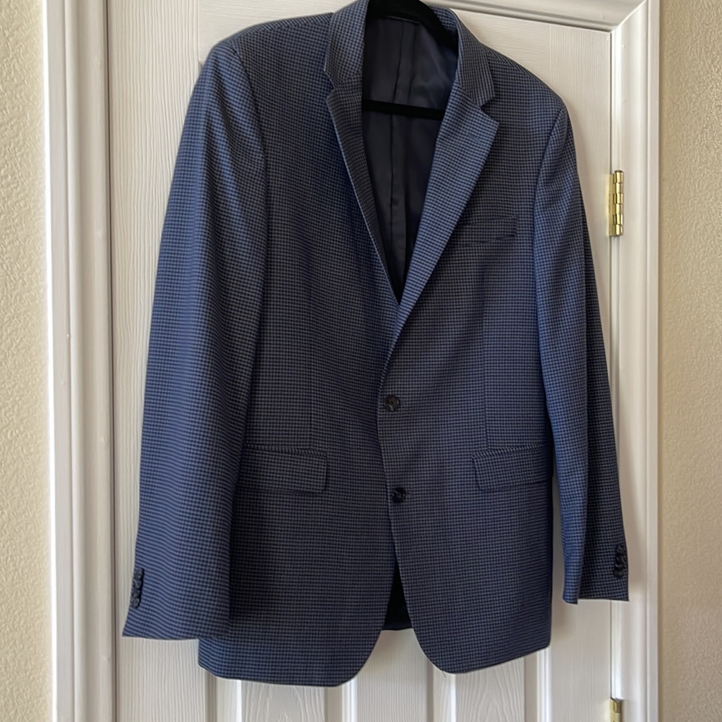Kenneth Cole Mens Wool Jacket Blazer Sz 42l